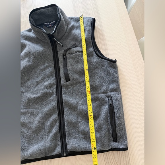 Polo Sport vintage grey fleece vest - Picture 6 of 8